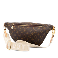 ルイ ヴィトン モノグラム ハイ ライズ ボディバッグ ウエストバッグ M46784 ブラウン PVC レザー レディース LOUIS VUITTON 中古