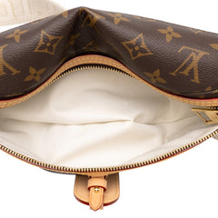 ルイ ヴィトン モノグラム ハイ ライズ ボディバッグ ウエストバッグ M46784 ブラウン PVC レザー レディース LOUIS VUITTON 中古