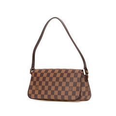 ルイ ヴィトン ダミエ レコレータ ハンドバッグ ショルダーバッグ N51299 ブラウン PVC レザー レディース LOUIS VUITTON 【中古】