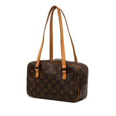ルイ ヴィトン モノグラム シテMM ハンドバッグ ショルダーバッグ M51182 ブラウン PVC レザー レディース LOUIS VUITTON 【中古】