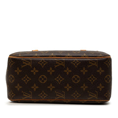 ルイ ヴィトン モノグラム シテMM ハンドバッグ ショルダーバッグ M51182 ブラウン PVC レザー レディース LOUIS VUITTON 【中古】