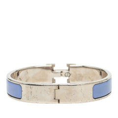 エルメス クリックH PM バングル シルバー パープル メタル レディース HERMES 【中古】
