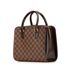 ルイ ヴィトン ダミエ トリアナ ハンドバッグ N51155 ブラウン PVC レザー レディース LOUIS VUITTON 【中古】