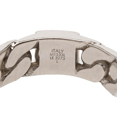 ルイ ヴィトン モザイク チェーン リング 指輪 #L M1533L シルバー メタル メンズ LOUIS VUITTON 【中古】
