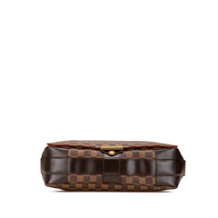 ルイ ヴィトン ダミエ バスティーユ 斜め掛け ショルダーバッグ N45258 ブラウン PVC レザー メンズ LOUIS VUITTON 【中古】