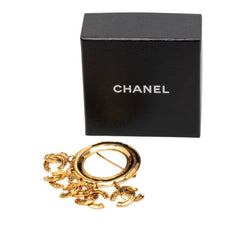 シャネル ココマーク ヴィンテージ ブローチ 94P ゴールド メッキ レディース CHANEL 【中古】