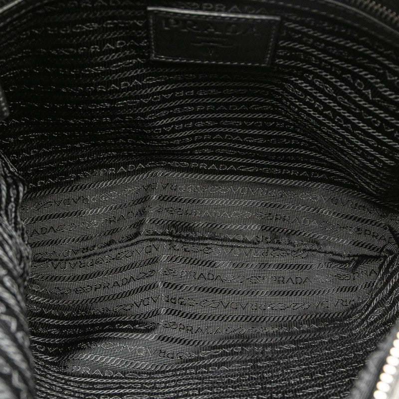 プラダ 斜め掛け ショルダーバッグ VA0802 ブラック レザー レディース PRADA 【中古】