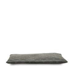 ルイ ヴィトン モノグラム エクリプス ポシェット ディスカバリー クラッチバッグ セカンドバッグ M62291 ブラック PVC レザー メンズ LOUIS VUITTON 中古