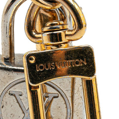 ルイ ヴィトン カレイド V パドロック キーホルダー チャーム M67376 ゴールド シルバー メタル メッキ レディース LOUIS VUITTON 【中古】