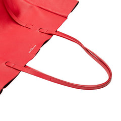 バレンシアガ エブリデイ トートバッグ ワンショルダーバッグ 475201 レッド レザー レディース BALENCIAGA 【中古】