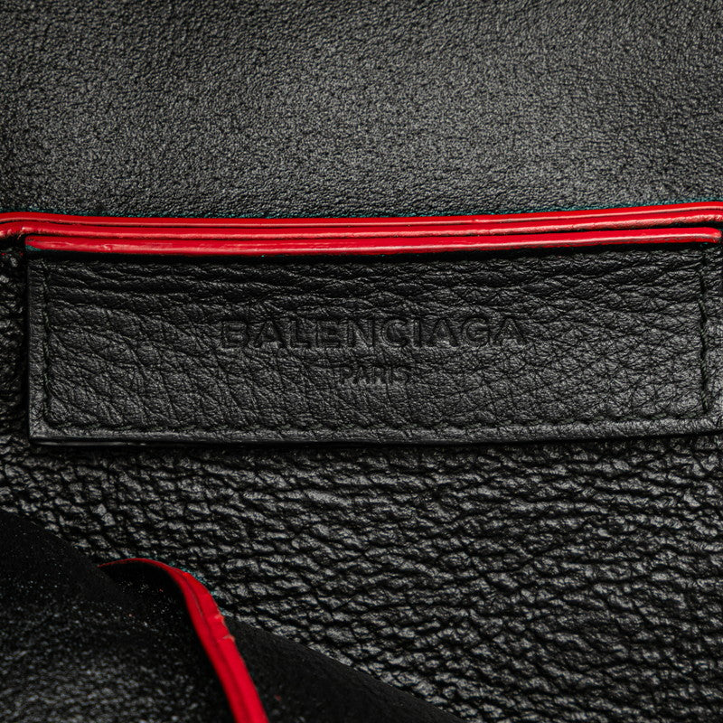 バレンシアガ エブリデイ トートバッグ ワンショルダーバッグ 475201 レッド レザー レディース BALENCIAGA 【中古】