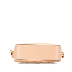 グッチ GGマトラッセ スモール 斜め掛け ショルダーバッグ 702234 ベージュ レザー レディース GUCCI 【中古】