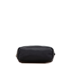 ヴァレンティノ Vロゴ ポーチ ブラック ナイロン レザー レディース VALENTINO 【中古】