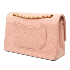 シャネル ココマーク マトラッセ チェーン ショルダーバッグ ピンク ラムスキン レディース CHANEL 【中古】