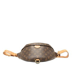 ルイ ヴィトン モノグラム バムバック ボディバッグ ウエストバッグ M43644 ブラウン PVC レザー レディース LOUIS VUITTON 【中古】