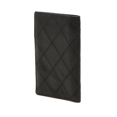 シャネル ビコローレ カードケース ブラック レザー レディース CHANEL 【中古】