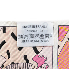 エルメス ツイリー FACTORY SUITE スカーフ ホワイト マルチカラー シルク レディース HERMES 【中古】