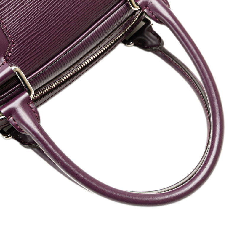 ルイ ヴィトン エピ ボーリングモンテーニュ PM ハンドバッグ M5932K カシス パープル レザー レディース LOUIS VUITTON 【中古】