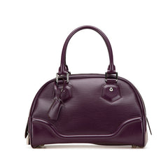 ルイ ヴィトン エピ ボーリングモンテーニュ PM ハンドバッグ M5932K カシス パープル レザー レディース LOUIS VUITTON 【中古】