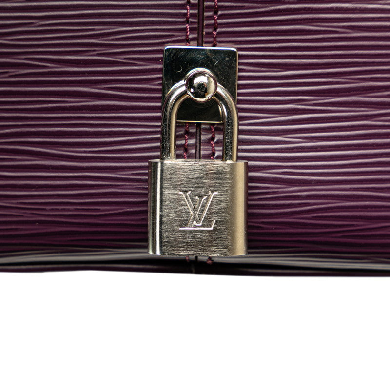 ルイ ヴィトン エピ ボーリングモンテーニュ PM ハンドバッグ M5932K カシス パープル レザー レディース LOUIS VUITTON 【中古】