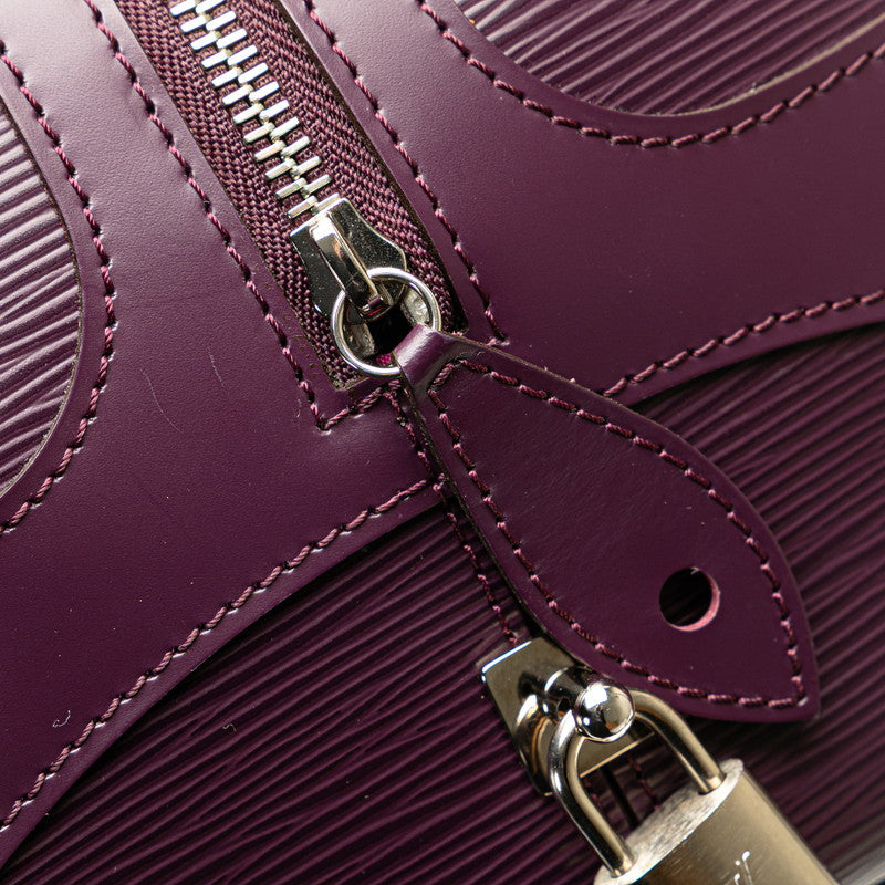 ルイ ヴィトン エピ ボーリングモンテーニュ PM ハンドバッグ M5932K カシス パープル レザー レディース LOUIS VUITTON 【中古】
