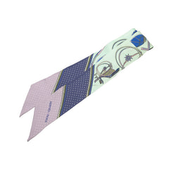 エルメス ツイリー Les Voitures a transformation 折り畳み式幌の馬車 スカーフ グリーン マルチカラー シルク レディース HERMES 【中古】