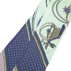 エルメス ツイリー Les Voitures a transformation 折り畳み式幌の馬車 スカーフ グリーン マルチカラー シルク レディース HERMES 【中古】