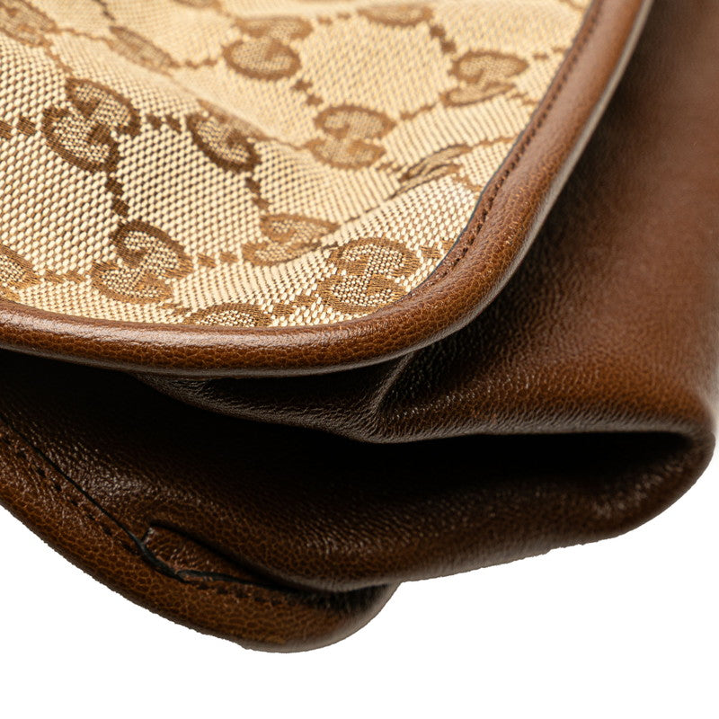 グッチ GGキャンバス ホースビット1955 トートバッグ 623694 ベージュ ブラウン キャンバス レザー レディース GUCCI 【中古】