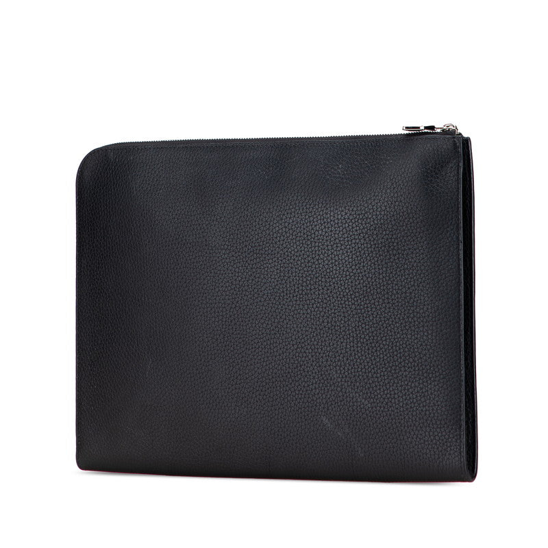 ルイ ヴィトン トリヨン ポシェット ジュール GM セカンドバッグ クラッチバッグ M67768 ノワール ブラック レザー メンズ LOUIS VUITTON 【中古】