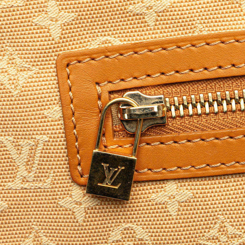 ルイ ヴィトン モノグラム ミニ サックキャトリーン ハンドバッグ M92328 ベージュ ブラウン キャンバス レザー レディース LOUIS VUITTON 【中古】