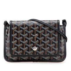 ゴヤール プリュメ ポーチウォレット ブラック PVC レザー レディース GOYARD 【中古】
