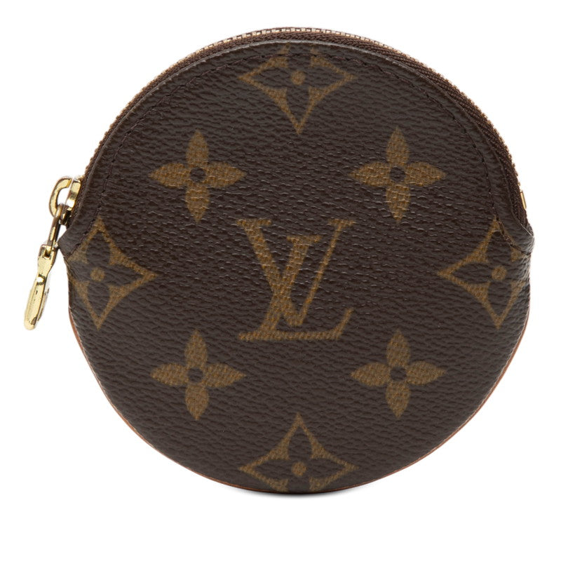 ルイ ヴィトン モノグラム ポルトモネロン コインケース 小銭入れ M61926 ブラウン PVC レザー レディース LOUIS VUITTON 【中古】