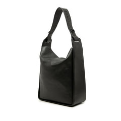 バレンシアガ ノースサウス トートバッグ ショルダーバッグ 2WAY 655451 ブラック レザー レディース BALENCIAGA 【中古】