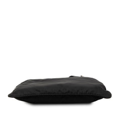 プラダ 三角ロゴプレート ショルダーバッグ BT7372 ブラック ナイロン メンズ PRADA 【中古】
