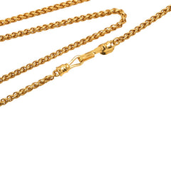 シャネル ヴィンテージ ココマーク ネックレス ゴールド ブラウン メッキ レディース CHANEL 【中古】