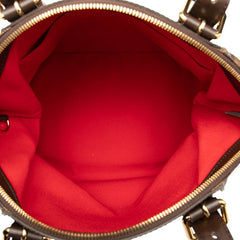 ルイ ヴィトン ダミエ ヴェローナMM ハンドバッグ ショルダーバッグ N41118 ブラウン PVC レザー レディース LOUIS VUITTON 【中古】