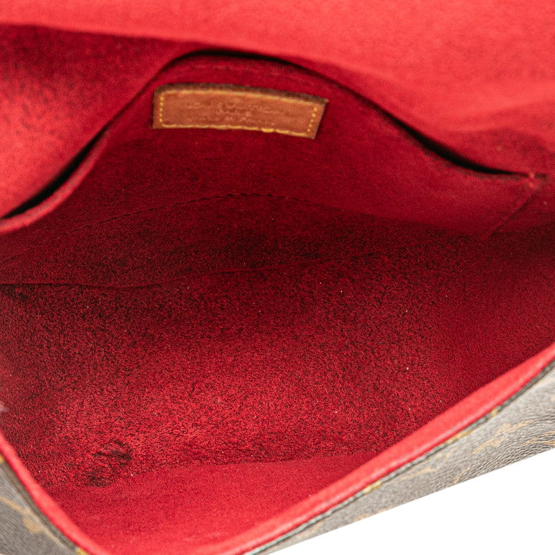 ルイ ヴィトン モノグラム タンブラン ショルダーバッグ M51179 ブラウン PVC レザー レディース LOUIS VUITTON 【中古】