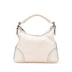 グッチ グッチシマ ワンショルダーバッグ 181515 ホワイト アイボリー レザー レディース GUCCI 【中古】