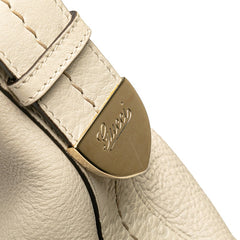 グッチ グッチシマ ワンショルダーバッグ 181515 ホワイト アイボリー レザー レディース GUCCI 【中古】