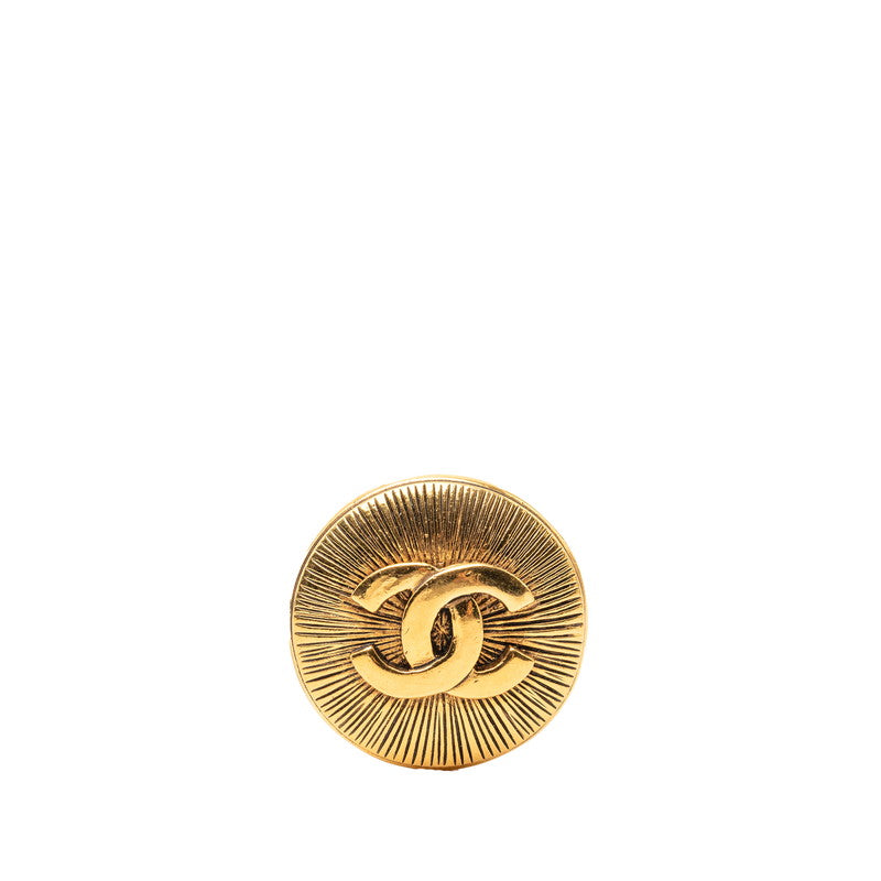 シャネル ココマーク ブローチ ゴールド メッキ レディース CHANEL 【中古】