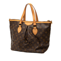 ルイ ヴィトン モノグラム パレルモPM ハンドバッグ ショルダーバッグ 2WAY M40145 ブラウン PVC レザー レディース LOUIS VUITTON 【中古】
