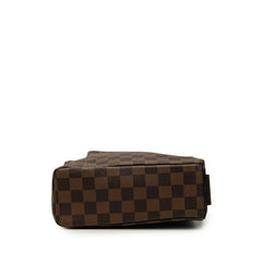 ルイ ヴィトン ダミエ オラフPM 斜め掛け ショルダーバッグ N41442 ブラウン PVC レザー レディース LOUIS VUITTON 中古