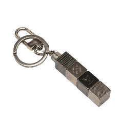ルイ ヴィトン ポルト クレ キューブ キーホルダー チャーム M67142 シルバー メタル メンズ LOUIS VUITTON 【中古】