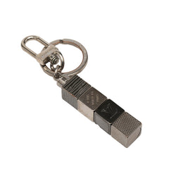 ルイ ヴィトン ポルト クレ キューブ キーホルダー チャーム M67142 シルバー メタル メンズ LOUIS VUITTON 【中古】