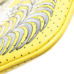 エルメス カレ ポケット Tigre Royal Bandana 王者の虎 ポーチ イエロー マルチカラー スイフト レディース HERMES 【中古】