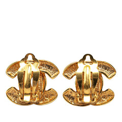 シャネル マトラッセ ココマーク イヤリング ゴールド メッキ レディース CHANEL 【中古】