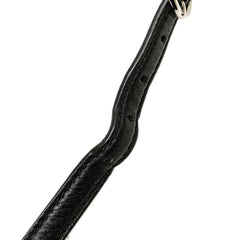 グッチ タッセル 斜め掛け ショルダーバッグ 370826 ブラック レザー レディース GUCCI 【中古】