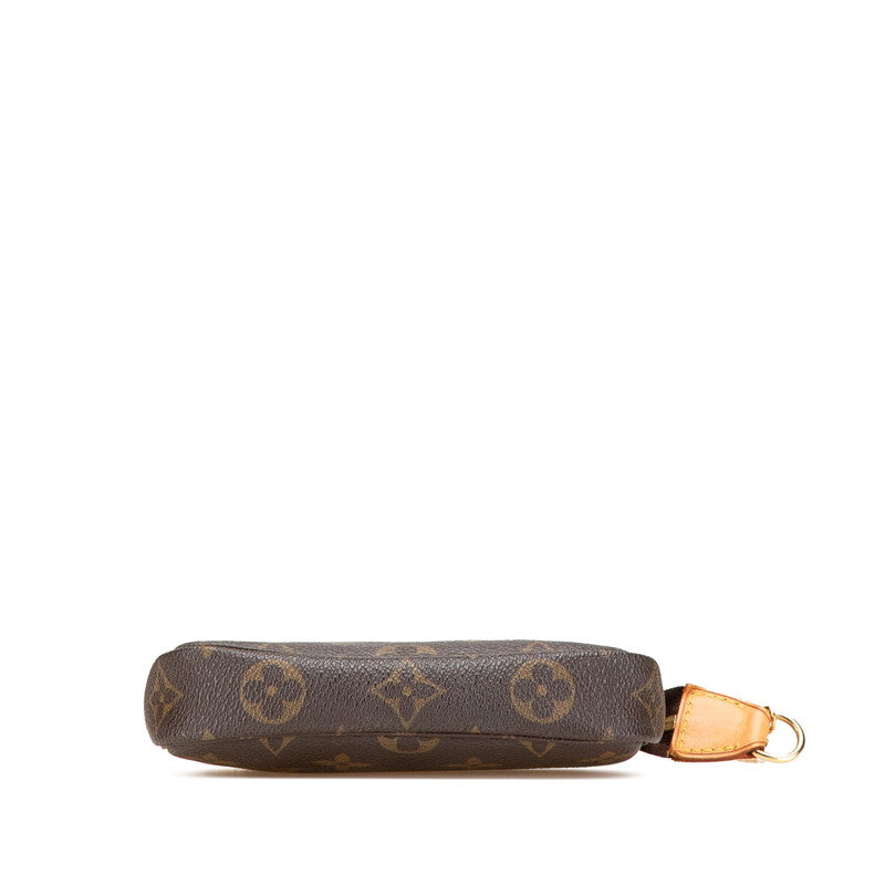 ルイ ヴィトン モノグラム アクセソワール チェーン ポーチ M58009 ブラウン PVC レザー レディース LOUIS VUITTON 【中古】