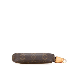 ルイ ヴィトン モノグラム アクセソワール チェーン ポーチ M58009 ブラウン PVC レザー レディース LOUIS VUITTON 【中古】