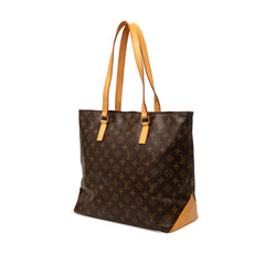 ルイ ヴィトン モノグラム カバメゾ ショルダーバッグ トートバッグ M51151 ブラウン PVC レザー レディース LOUIS VUITTON 【中古】